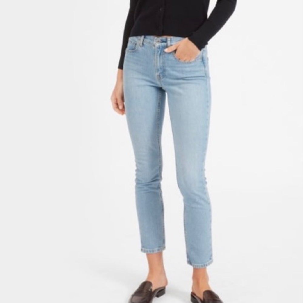 Everlane mid rise skinny jeans